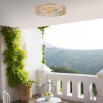 Forlight Bambu ceiling fan with tunable LED light and remote control VE-0035-MAD