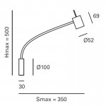 FORLIGHT BAS Reading light -DE-0442-SAT