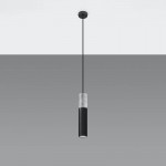 BORGIO 1 black pendant light