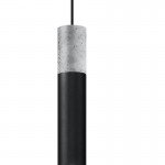 BORGIO 1 black pendant light