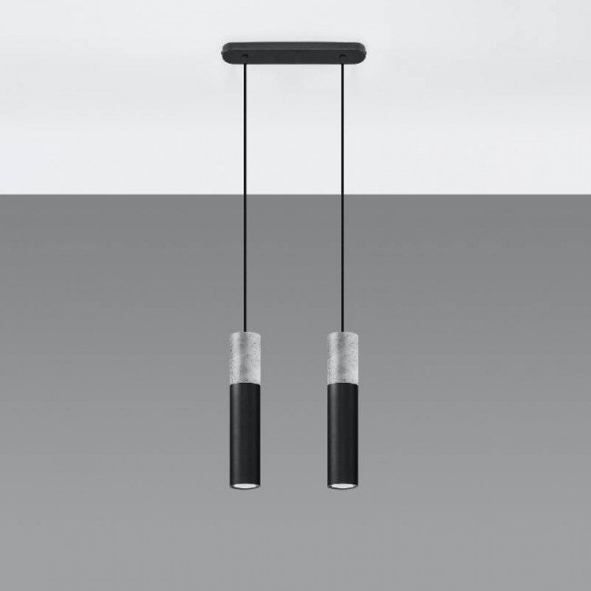 BORGIO 2 black pendant light
