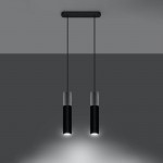 BORGIO 2 black pendant light