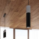 BORGIO 2 black pendant light