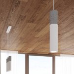 BORGIO 1 white pendant light