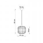 Sollux Pendant lamp CELTA white