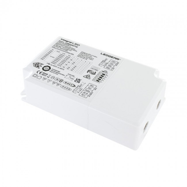CONSTANT CURRENT DRIVER ADJUATABLE OUTPUT 31-53W 650-1100MA IP20 DALI - DALI2 - PUSH-DIMM 0-10V DIMMABLE 14-42V OUTPUT