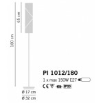 SILLUX Capocabana Floor Lamp PI/1012/180