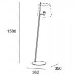 LEDS-C4 CLIP FLOOR LAMP 25-8540-05-82