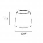 LEDS-C4 CLIP PAN-233-05 LAMPSHADE BLACK