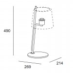 LEDS-C4 Clip Table Lamp 10-8540-05-82