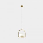 LEDSC4 COCO pendant light gold finish 00-7984-ET-M1