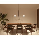 LEDSC4 COCO twin pendant light black finish 00-7985-05-M1