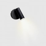 Logos Single LED Wall/Ceiling light black