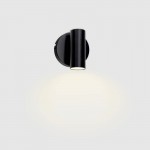 Logos Single LED Wall/Ceiling light black