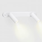 Logos Double LED Wall/Ceiling light white