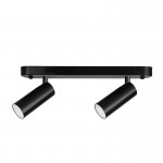 Logos Double LED Wall/Ceiling light black