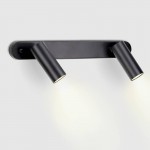 Logos Double LED Wall/Ceiling light black