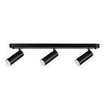 Logos Triple LED Wall/Ceiling light black