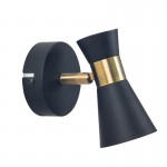 Eufo Single Spotlight - GU10 8W Black Gold DE-0171-NEG