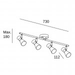 Forlight Eufo Four Bodies DE-0174-NEG Spotlight