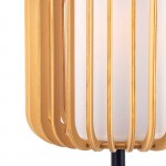 VIVA DE-0200-NAT Table Lamp - Black and Light Wood Finish VIVA DE-0200-NAT Table Lamp - Black and Light Wood Finish