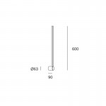Passeggio Nova LED Wall Light DE-0242-NEG