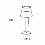 FORLIGHT Deco IP54 outdoor table lamp - PX-0263-NEG