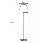 FORLIGHT Dover floor lamp - DE-0005-SAT
