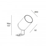 LedsC4 Eko Spike GU10 8W Fir Green Spotlight 05-E155-E3-37