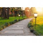Forlight Elaine outdoor bollard light black 600mm PX-0502-ANT