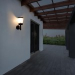 Forlight Elaine outdoor wall lantern black PX-0504-ANT