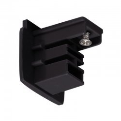 End cap for S-TRACK 3-phase track, black