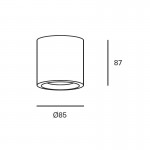 Forlight FAB IP65 outdoor ceiling light black DE-0131-NEG Forlight FAB IP65 outdoor ceiling light black DE-0131-NEG