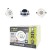 Fire Rated Tiltable Downlight 6W (41W) 3000K 430lm 36 deg beam angle 92mm cut-out Dimmable