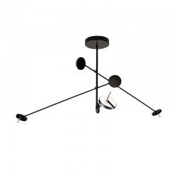 GROK INVISIBLE LED PENDANT LIGHT WITH ADJUSTABLE ARM IN MATT BLACK 00-5696-05-05
