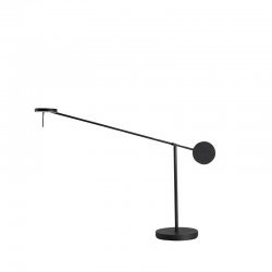 GROK INVISIBLE LED TABLE LAMP WITH ADJUSTABLE ARM IN MATT BLACK 10-5693-05-05