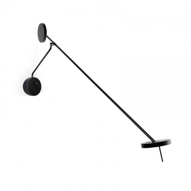 GROK INVISIBLE LED WALL LIGHT WITH ADJUSTABLE ARM IN MATT BLACK 05-5693-05-05