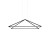 LEDSC4 TUBS 36W LED PENDANT LIGHT, MATT BLACK FINISH, WARM WHITE LIGHT, 00-5999-05-M1