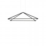 GROK TUBS 36W LED PENDANT LIGHT, MATT BLACK FINISH, WARM WHITE LIGHT, DALI DIMMABLE, 00-6001-05-M1
