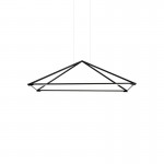 GROK TUBS 48W LED PENDANT LIGHT, MATT BLACK FINISH, WARM WHITE LIGHT, 00-6000-05-M1