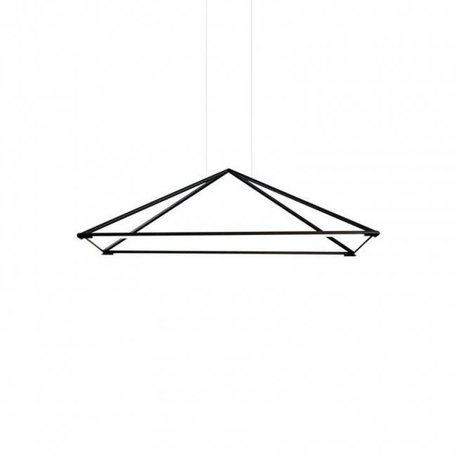 GROK TUBS 48W LED PENDANT LIGHT, MATT BLACK FINISH, WARM WHITE LIGHT, 00-6000-05-M1