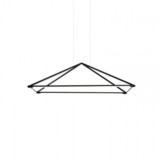 GROK TUBS 48W LED PENDANT LIGHT, MATT BLACK FINISH, WARM WHITE LIGHT, DALI DIMMABLE, 00-6002-05-M1