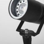 FORLIGHT HIT outdoor Spotlight IP65 GU10 8W Black - PX-0360-NEG