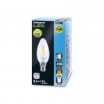 Integral LED 4.2W Omni Filament Candle Lamp, 2700K, 470lm, B15, Clear, Dimmable ILCANDE14D050
