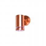 OUTDOOR STAINLESS STEEL DOWN WALL LIGHT IP65 1xGU10 COPPER