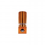 OUTDOOR STAINLESS STEEL DOWN WALL LIGHT PIR IP54 1x GU10 COPPER