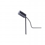 OUTDOOR STAINLESS STEEL SPIKE SPOTLIGHT IP65 1 x GU10 BLACK
