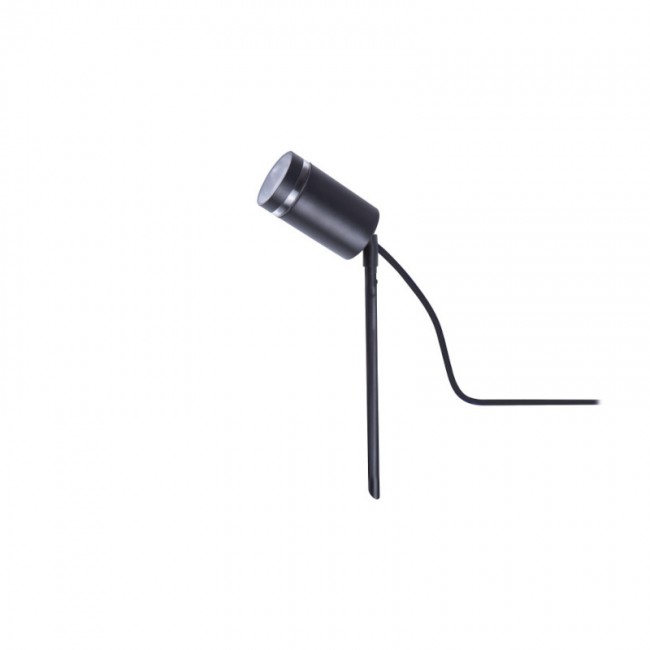 OUTDOOR STAINLESS STEEL SPIKE SPOTLIGHT IP65 1 x GU10 BLACK