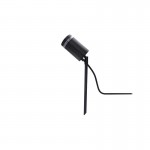 OUTDOOR STAINLESS STEEL SPIKE SPOTLIGHT IP65 1 x GU10 BLACK