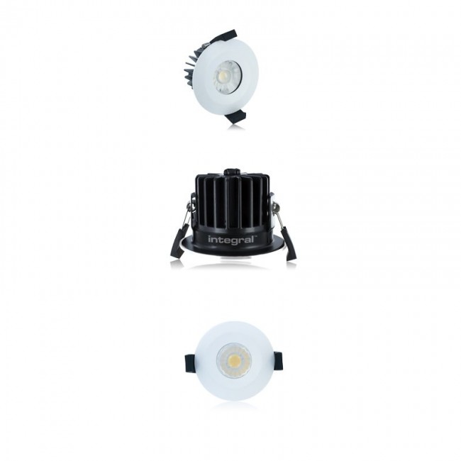 Fire Rated Downlight 6W (40W) 3000K 430lm 38 deg beam angle 70mm-75mm cut-out Non-Dimmable